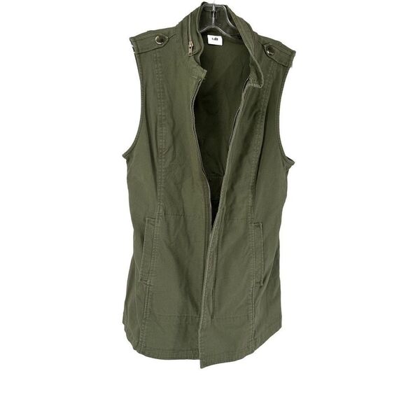 Cabi Explorer Green Zippered Utility Vest With Pockets Womens Size Small #5101 - Picture 5 of 9